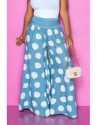 Mesh Patch Glitter Rhinestone Wide Leg Jumpsuit