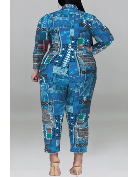 ChicMe Print Contrast Paneled Square Scarf